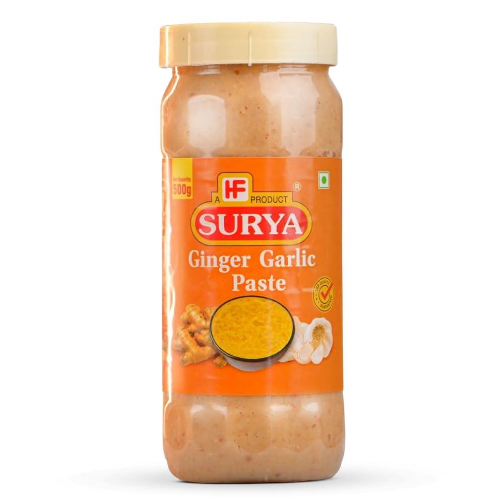Surya Surya 500gm Ginger Garlic Paste |Adrak Lahsun Paste |Cooking Paste |Ready to use