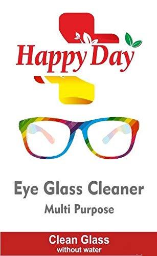 Happy Day Happy Day Eye Glass/Spectacles Cleaner Spray ,4 PCs Total 300 ml -Pure & Safe- Best for cleaning Camera Lens ,Sunglasses LED & LCD TV, Computer Monitor, Laptop, and iPad Screens ( 2 x 100 + 2 x 50 ml)