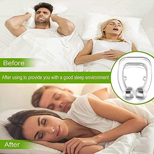 RV CREATION PVT LTD RV CREATION® Clipple Silicone Magnetic Anti Snore Transparent Silicone Stop Snoring Device Silicone Nose Clip Tools Professional Relieve Snore Mini Comfortable Sleep Sleeping Aid for Men Women