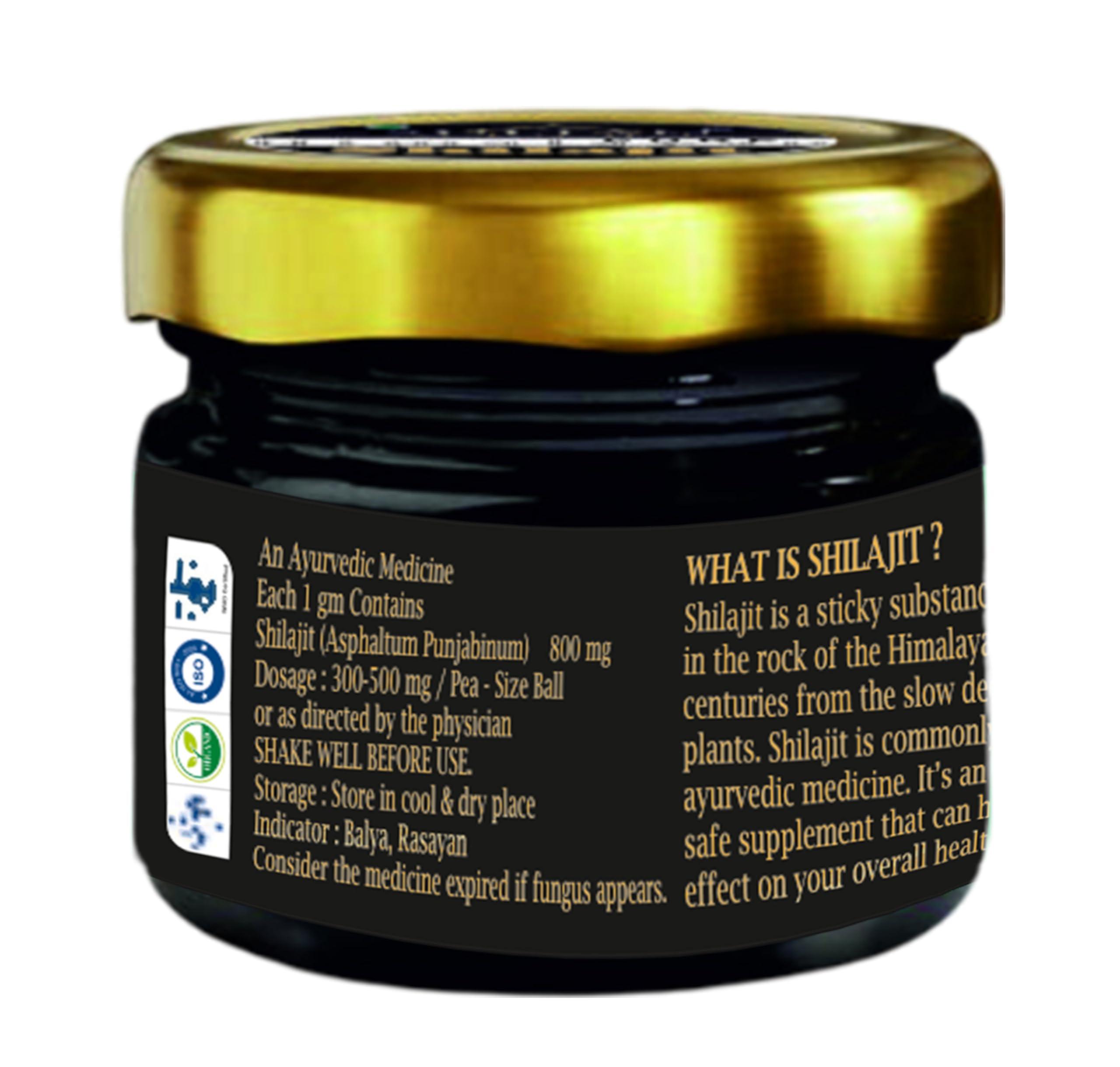 Sultan Night Sultan Night Himalayan Shilajit/Shilajeet Resin Helps Improve Strength | Immunity | Metabolism | Stamina | Energy and Help Boost Energy Levels Naturally (20g)