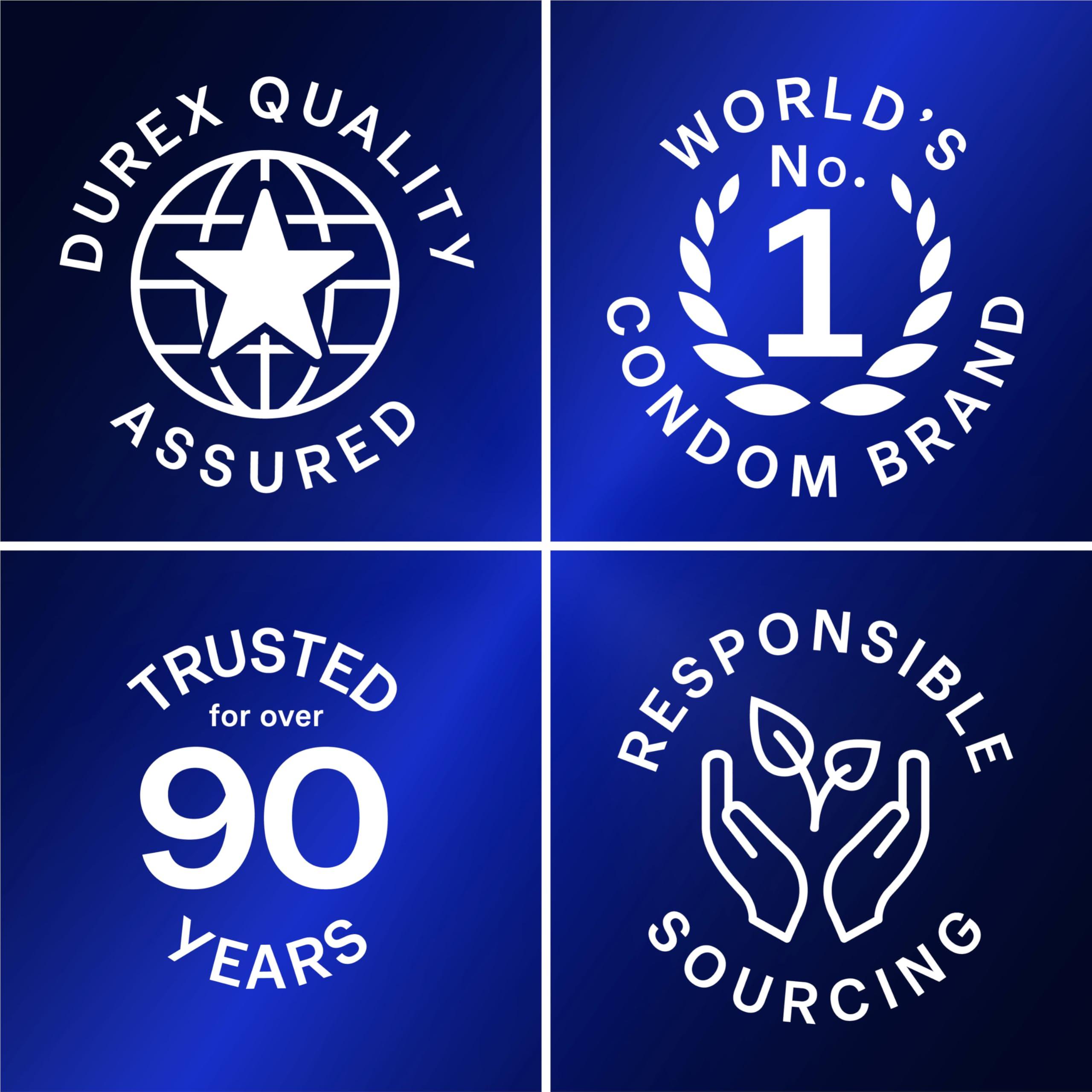 Durex Durex Performax Intense Ribbed Dotted Condoms with Delay Lubricant - 24's