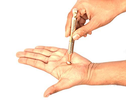 GoodsHealthShop GoodsHealthShop Kansa Manual Acupuncture Pen-Deep Massage Tool- Reflexology Trigger Point Massage Tools for Relief Pain Full Body Relaxing Self-Massage Acupressure Bar (Acupressure Kansa - 2)