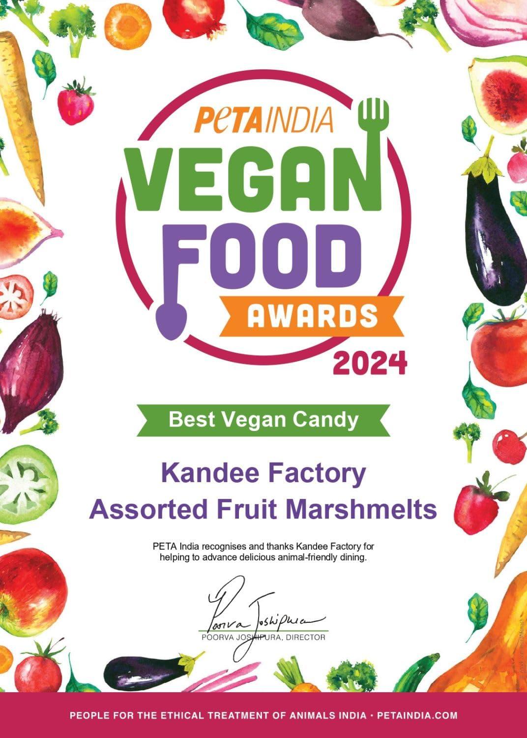 MARSHMELTS GOURMET MARSHMALLOWS Marshmelts Vegan Marshmallows Candy - 175 gm| 100% Vegan | Mini Marshmallow | Candy for Kids | Assorted Fruit Flavor | No Added & Preservatives | Trans Fat & Gluten-Free | Genuine 100% Vegetarian