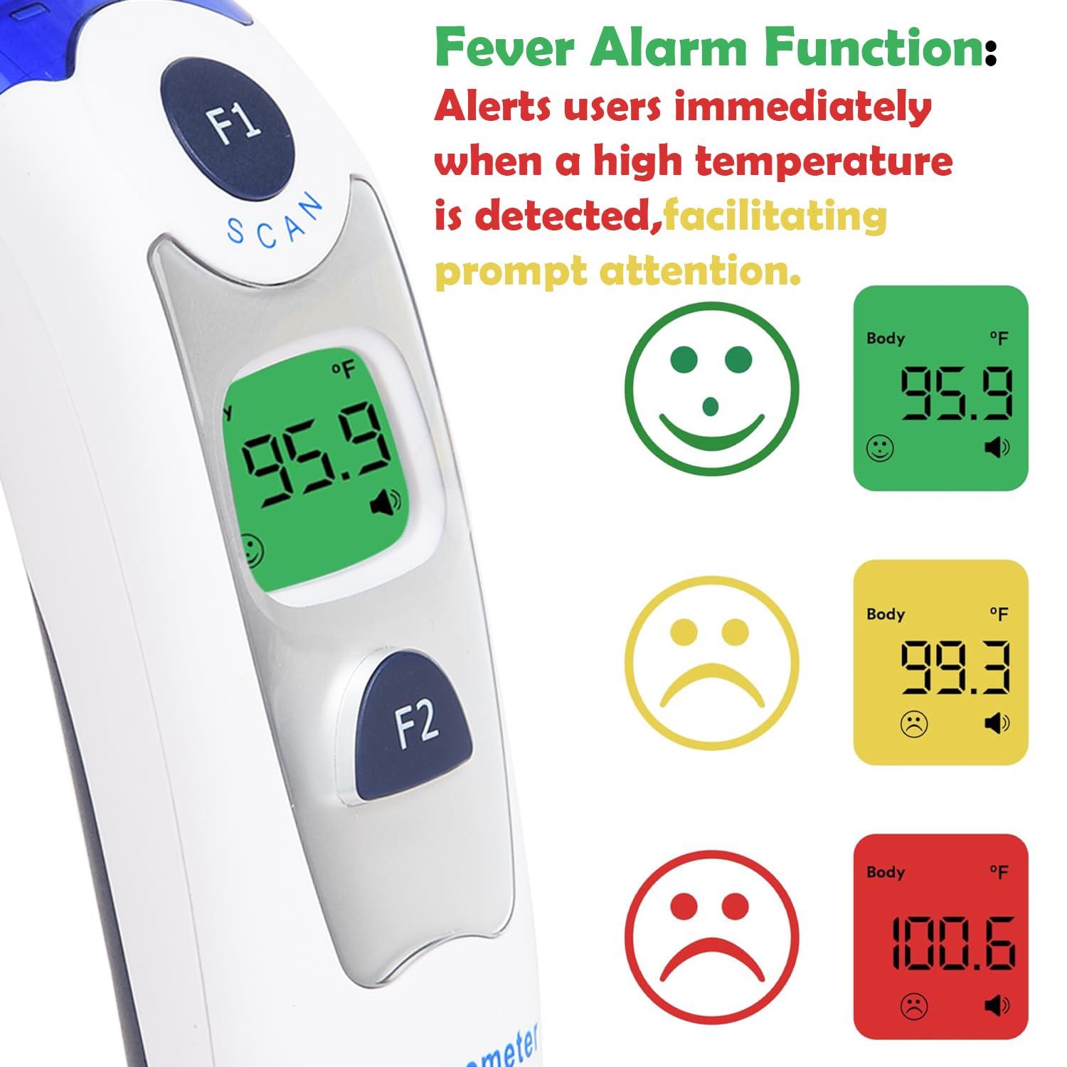 BPL Medical Technologies BPL Medical Technologies Accu Digit Non Contact Dual Infrared Thermometer, Multi-Purpose, Wide Range (White)