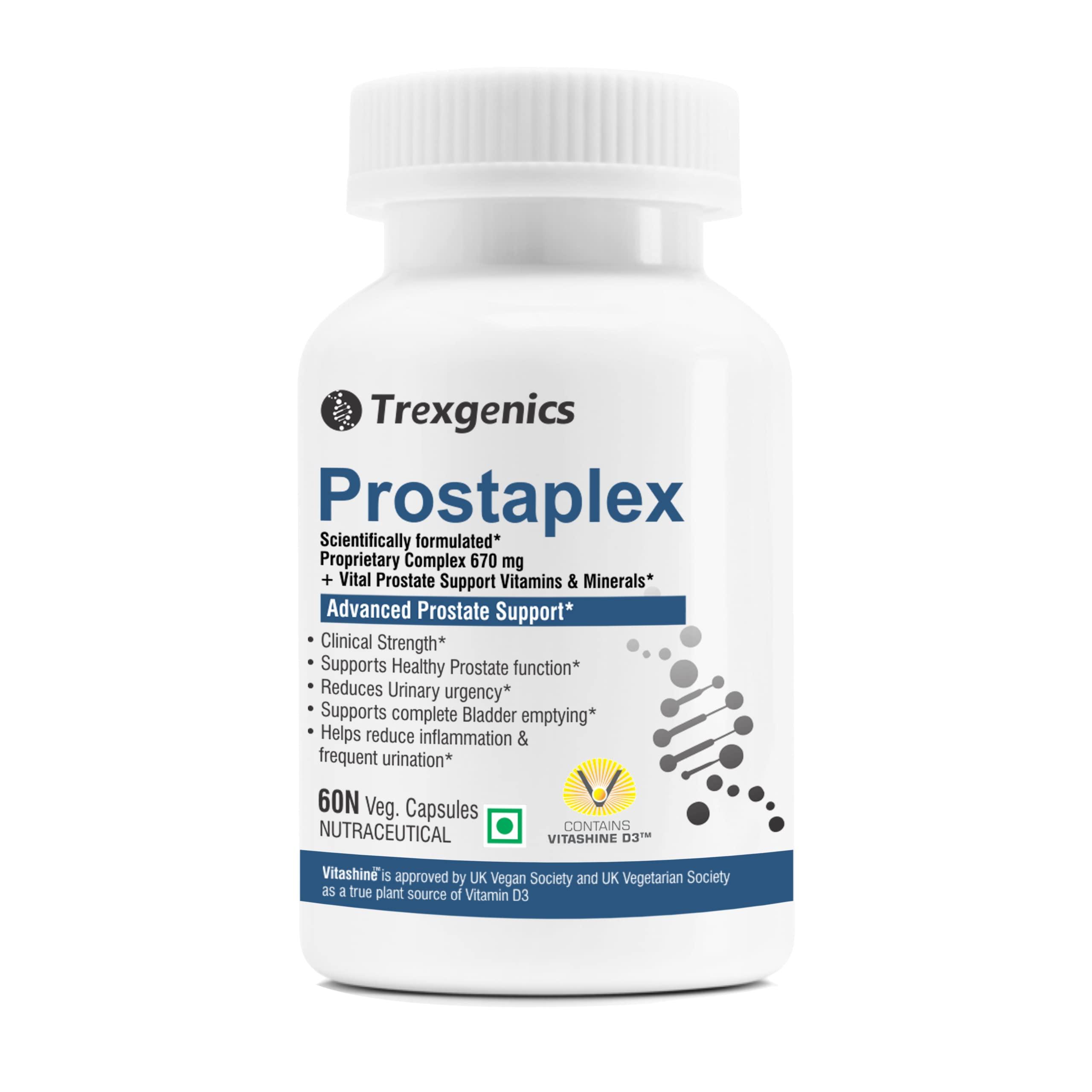 Trexgenics Trexgenics® PROSTAPLEX Advanced Prostate Health function support formula (60 Vcaps) (1)