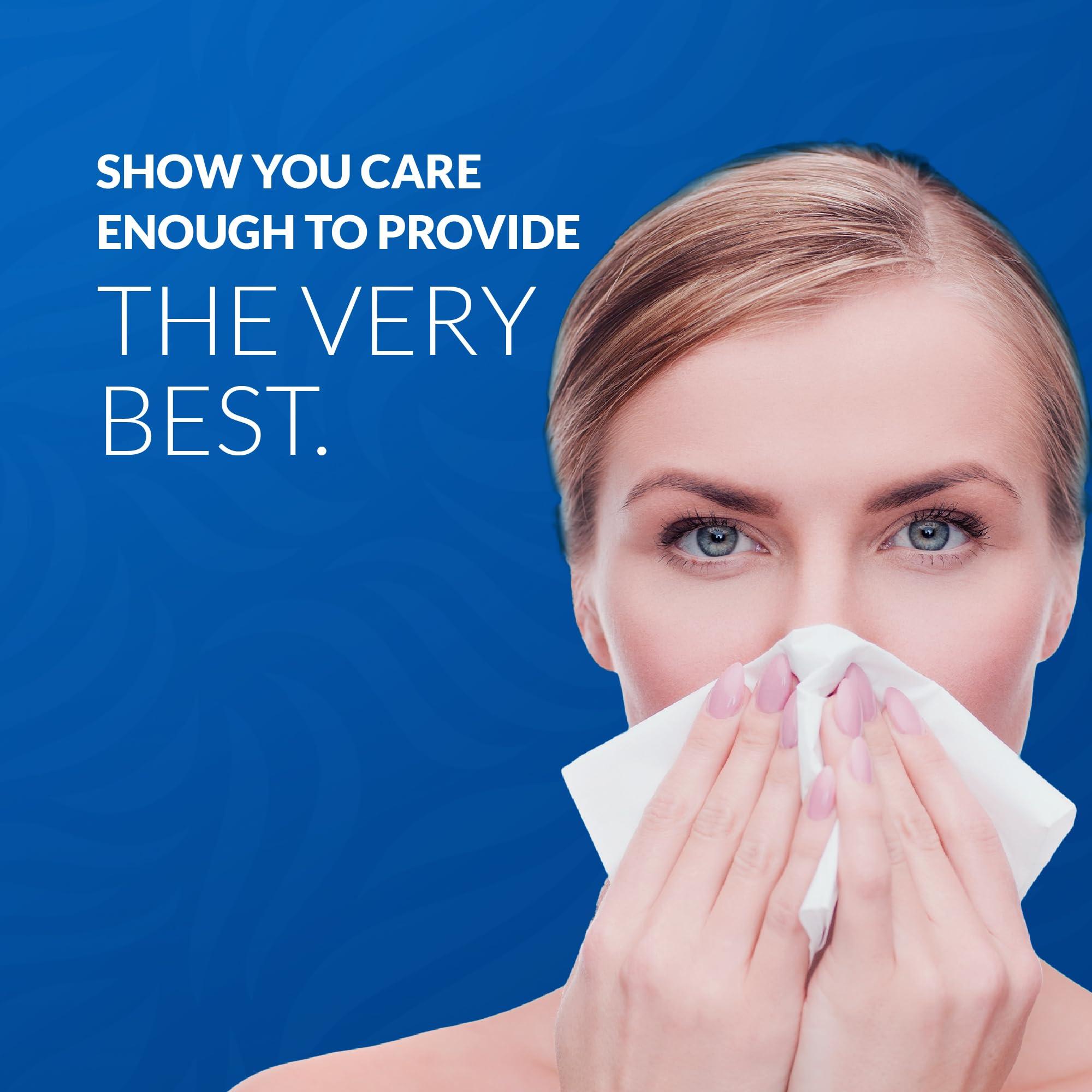 SCOTT Scott 2 ply Facial Tissue Flat Box, 100 Pulls, Pack of 3 (Total 300 Sheets) (60043)