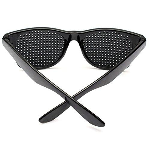 VisionsIndia Visions India Lazy Spectacles Pinhole Vision Correction Glasses Eyesight Improvement For Men/Women/Kids (Square)