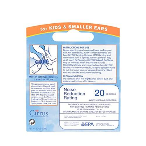 EarPlanes EarPlanes Ear Plugs Kid's Small Size 1 Pair by Earplanes