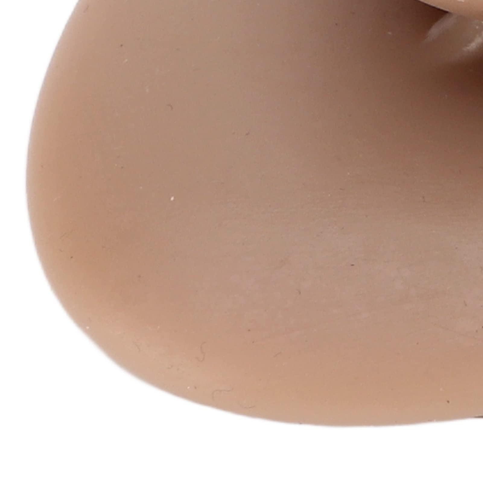 HAIBING Silicone Tongue Model, Tongue Flexible Model Display Fake Simulation for Piercing Practice for Novice (Dark Skin Color)