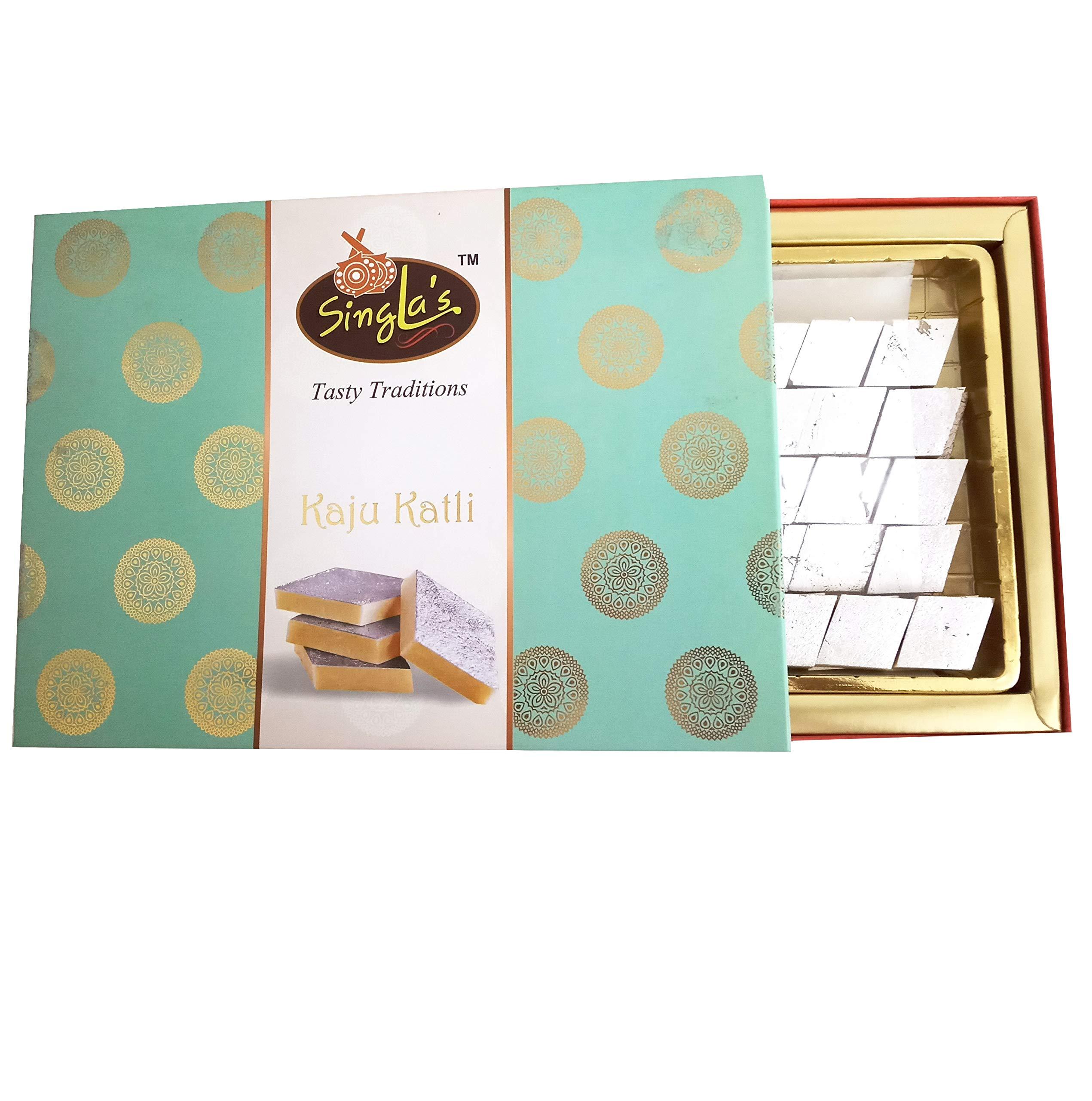 Singla Kesar Dry Petha 500g Kaju Katli 500g Sweet Combo (Pack of 2*500, 1kg)