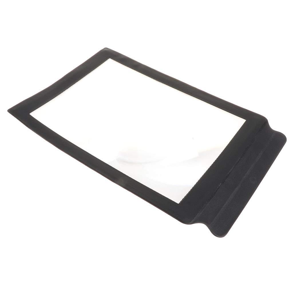KRAAFTAR KRAAFTAR Seniors Presbyopic Reusable Triple Full Page Magnifier Reading Magnifying