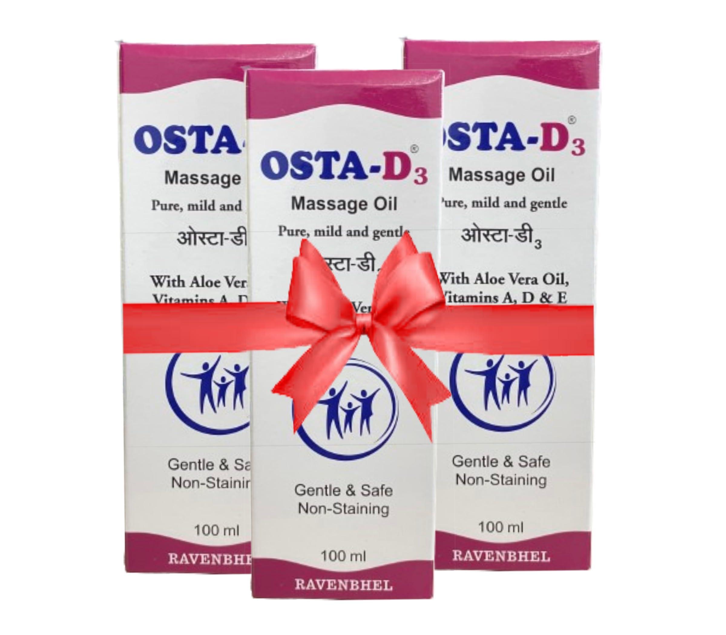 OSTA-D3 OSTA-D3 Family Massage Oil 300 ml (Pack of 3)