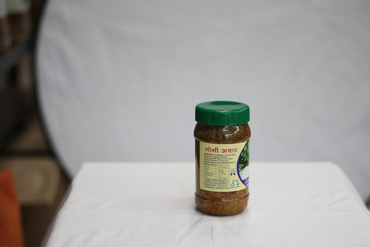 Shri Krishna Pickles Shri Krishna Pickles Cauliflower(Gobhi) Pickle, Gobhi Ka Achar, No Preservatives 100% Fresh, Homemade With Authentic Taste, Made With An Authentic Recipe 500gm