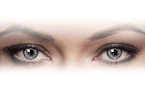 Aryan Aryan 2 Tone Contact Lens - 2 Pieces (-6.5, Dark Grey)