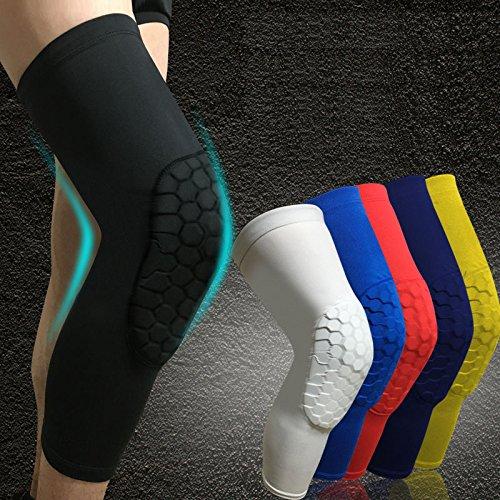 3nh 3nh Black, L : 1 Pair Basketball knee pads Adult kneecap Football knee brace support Leg Sleeve knee tor Calf compression knee Support