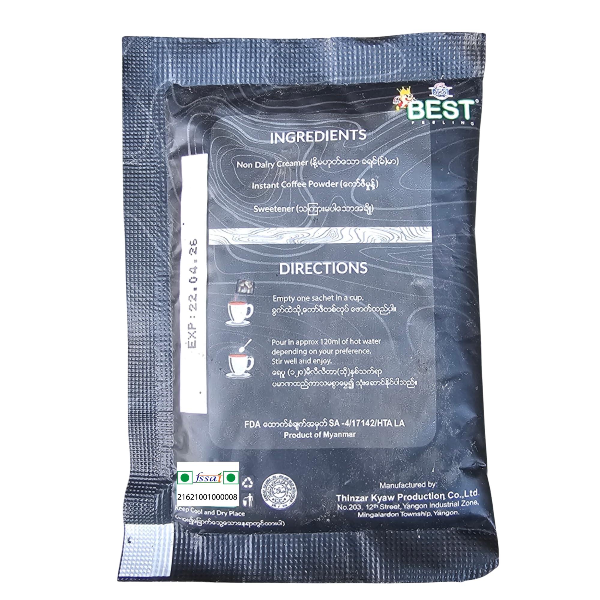 Generic Thai Coffee Mix 3 In 1 Sachets, Instant Coffee/ 550 Grams / 30 Sachet (Sugar-Free) - Powder