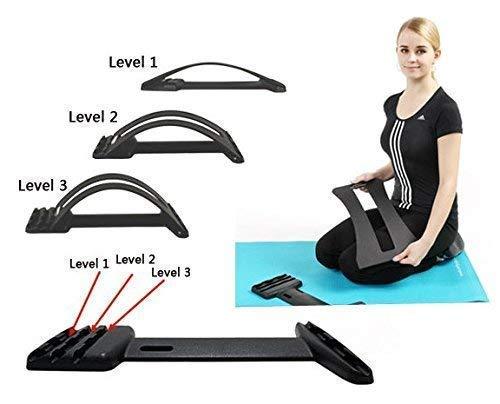 Gitesh Gitesh Multi-Level Back Stretcher for Back Pain Relief with Back Support Mate Magic Back Stretching Massage