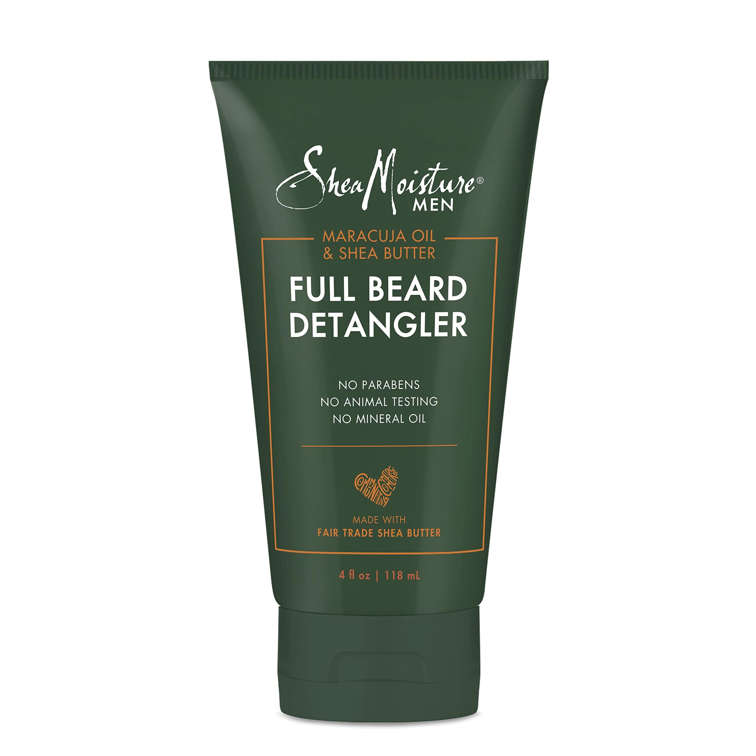 SHEA MOISTURE Shea Moisture Mens Full Beard Detangler, All Natural ingredients, Maracuja Oil & Shea Butter.