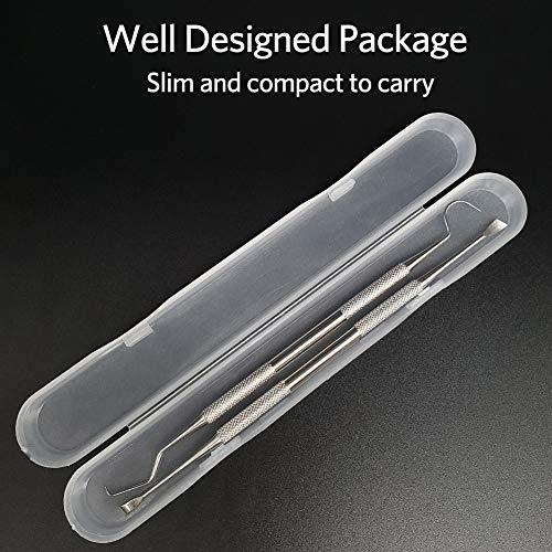 Langsum Professional Dental Tools, Langsum Stainless Steel Teeth Cleaning Tools for Dentist, Personal Using, Pets, Dental Hygiene Kit with Dental Scaler Pick, Tooth Tartar Scraper Remover and Storage Box