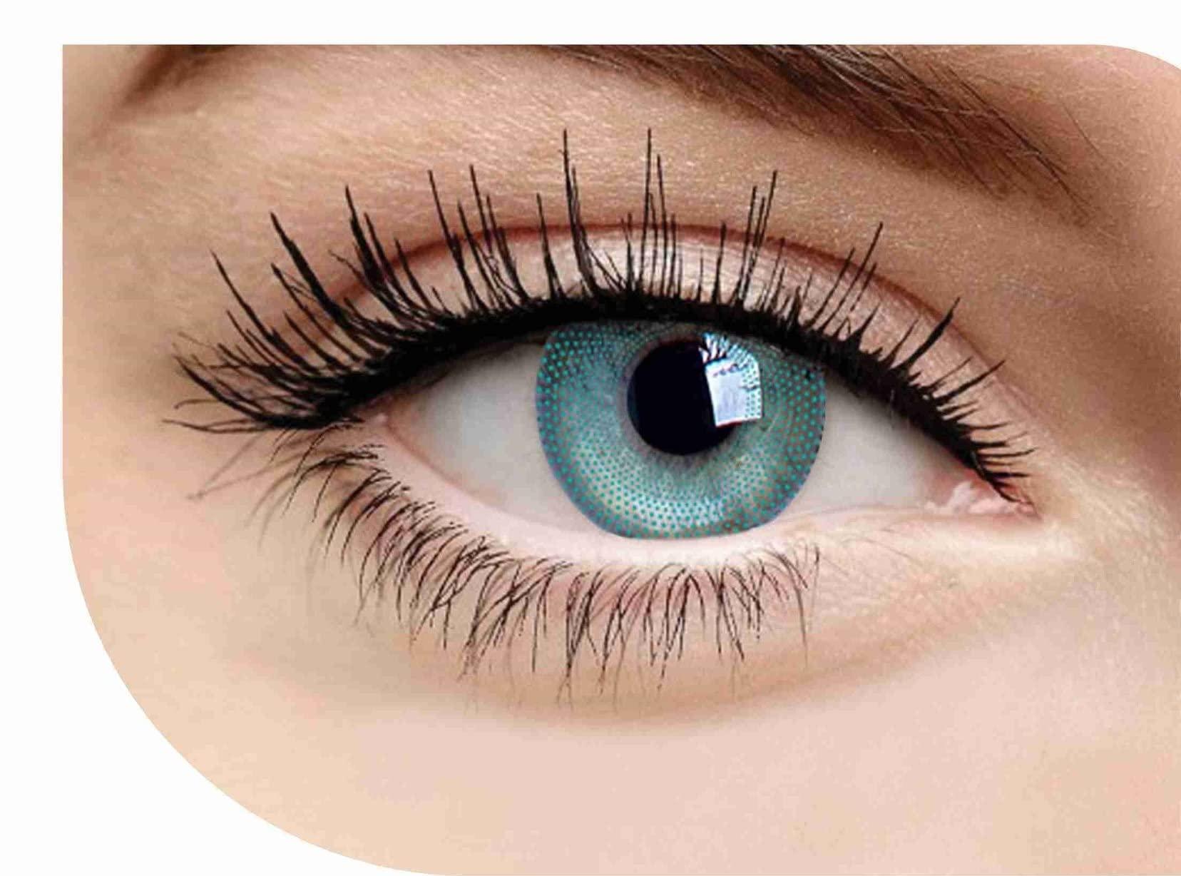 Optify Optify Yearly Color Contact Lenses (Zero Power,Aqua Color Ways,Pack of 1)