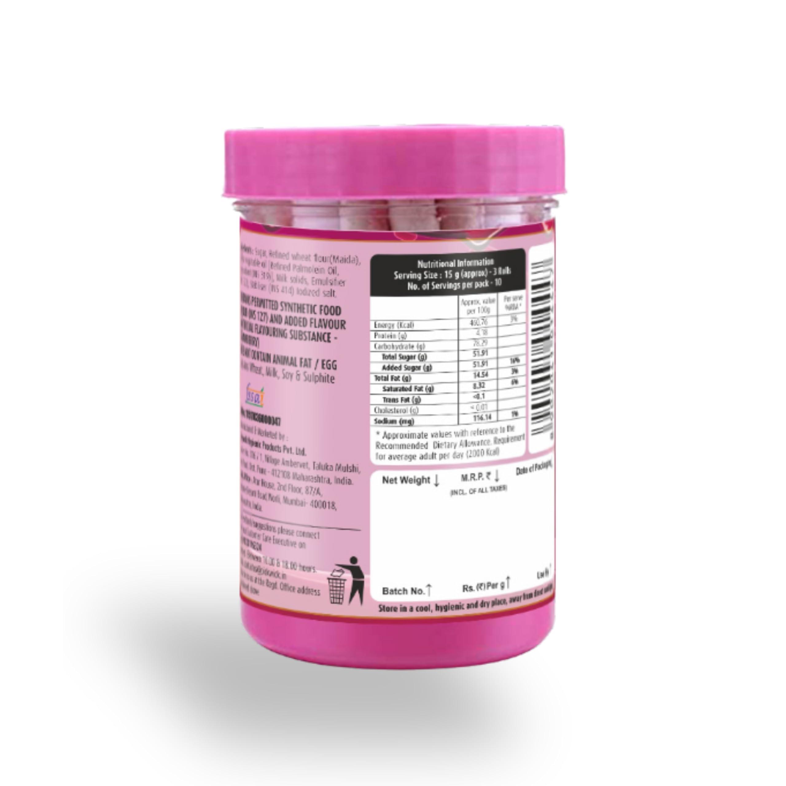 PICKWICK PICKWICK Strawberry Flavoured Wafer Rolls Jar - Combo Pack 300gm (150gm x 2)