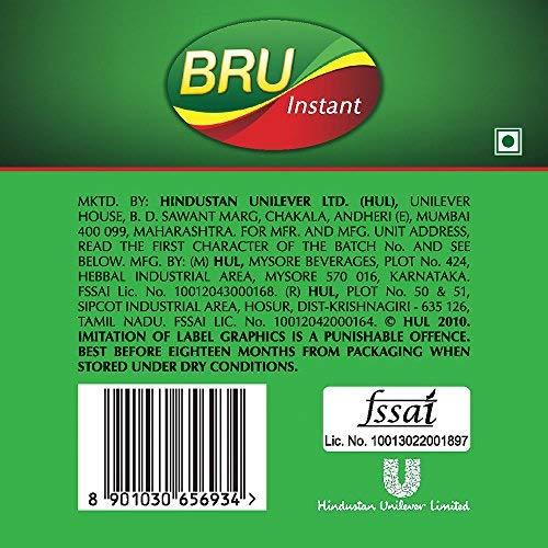 BRU Bru Instant Ground Coffee, 10g [Pack of 12], Packet