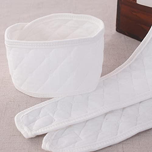 Artibetter ARTIBETTER Baby Belly Band Pure Cotton Newborn Bellybands Infant Umbilical Cord Belly Band 6pcs (White)