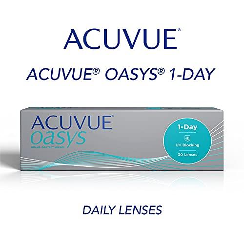 ACUVUE ACUVUE - Oasys 1-Day Daily Disposable Contact Lenses (-12, Clear, Pack of 30 lenses) | From Johnson&Johnson