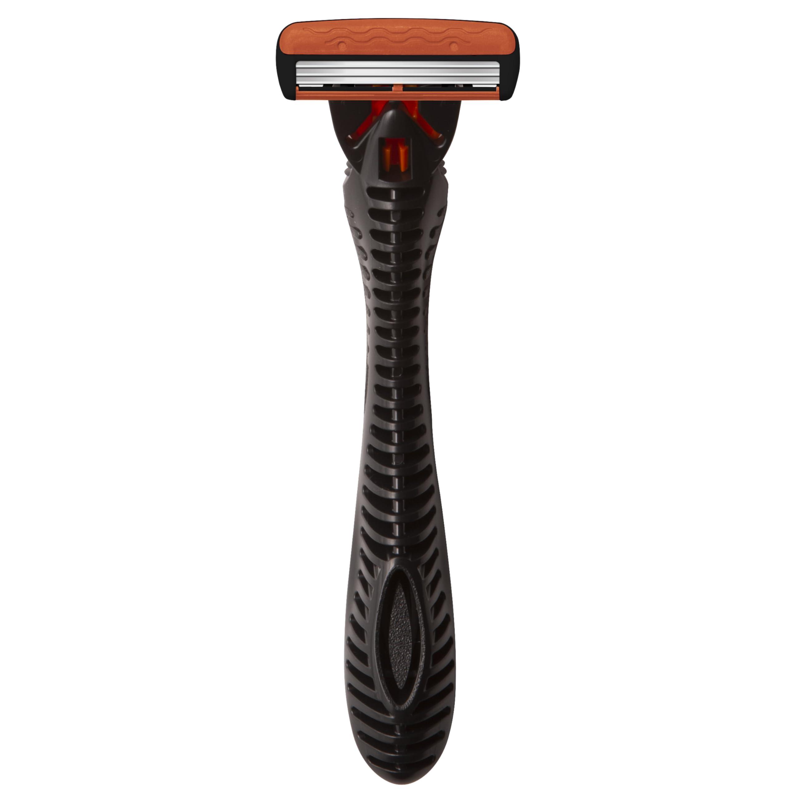 BIC BIC Hybrid Comfort 3 Disposable/System Shaver, Men, 6-Count