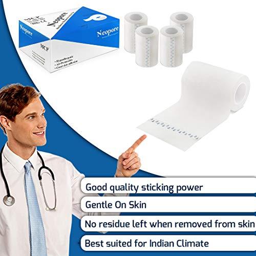 MCP MCP Neopore Surgical Paper Tape- 3 Inches (Pack of 4)