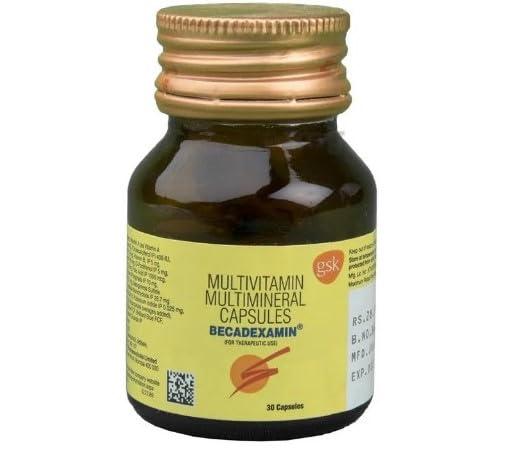 Glaxo New Improved Multivitamin 30Cap-Becadexamin90Caps(3Pack)