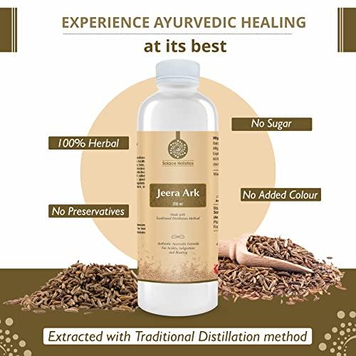 Solace Holistics Solace Holistics Jeera Ark Beneficial in Digestion, Metabolism, Indigestion And Acidity (Cumin Water) | 200 ML (Pack of 1)