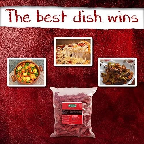 Sulsa MASALA Mathania Red Chilli Dry Whole Desi Premium / Sukha Lal Mirch (900 g)