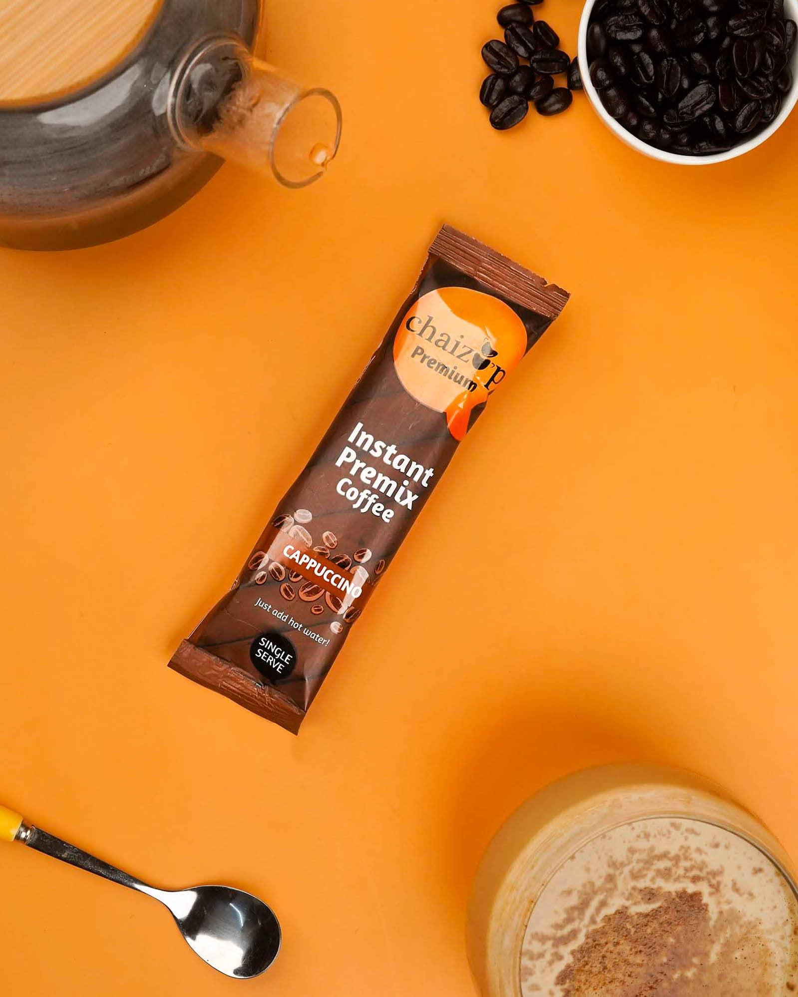 Chaizup Chaizup Instant Premix Coffee 30 Sachets, 20gm x 30 Sachets, 30 Serves, 480gm, Ready To Drink Premix Coffee, Premix Coffee Powder, 1 Min Coffee