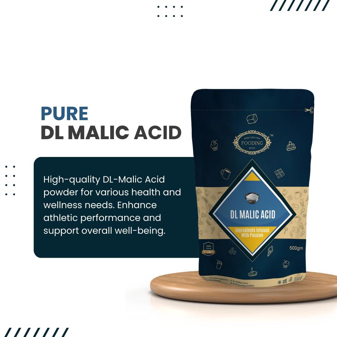 Fooding Fooding DL-Malic Acid Powder - 1 KG