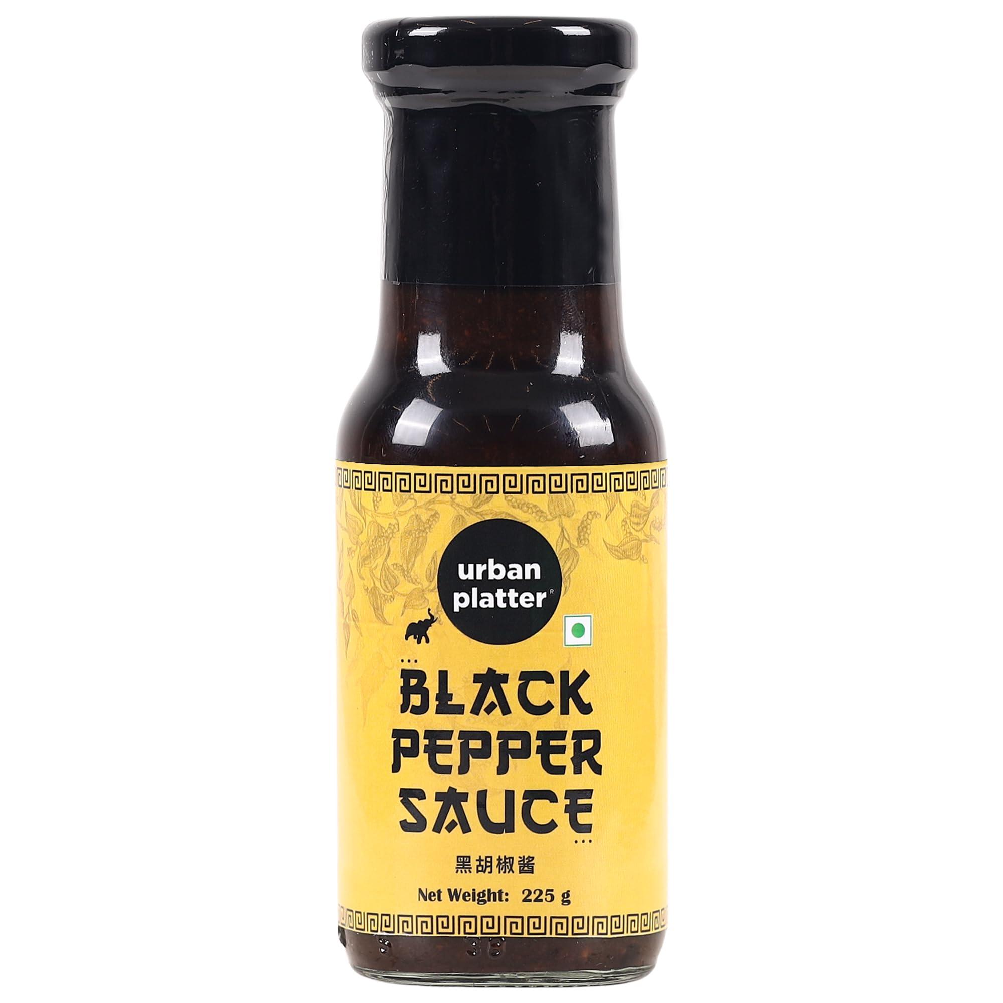 urban platter Urban Platter Black Pepper Sauce, 225g [Great for Stir Fry, Asian Savoury Robust Taste]