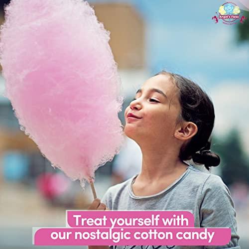 Angels Floss Angels Floss Cotton Candy's / Candy Floss / Buddhi Ke Baal - Bubble Gum Flavour (12 GMS Each, Pack of 12 Units)