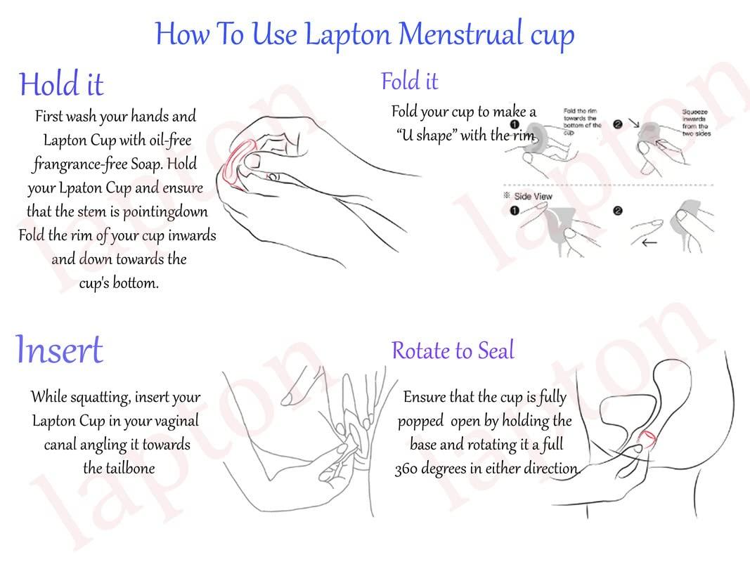 LAPTON Lapton White Reusable Silicone Small Size Menstrual Cup Pack of 1 (White_10 ML)