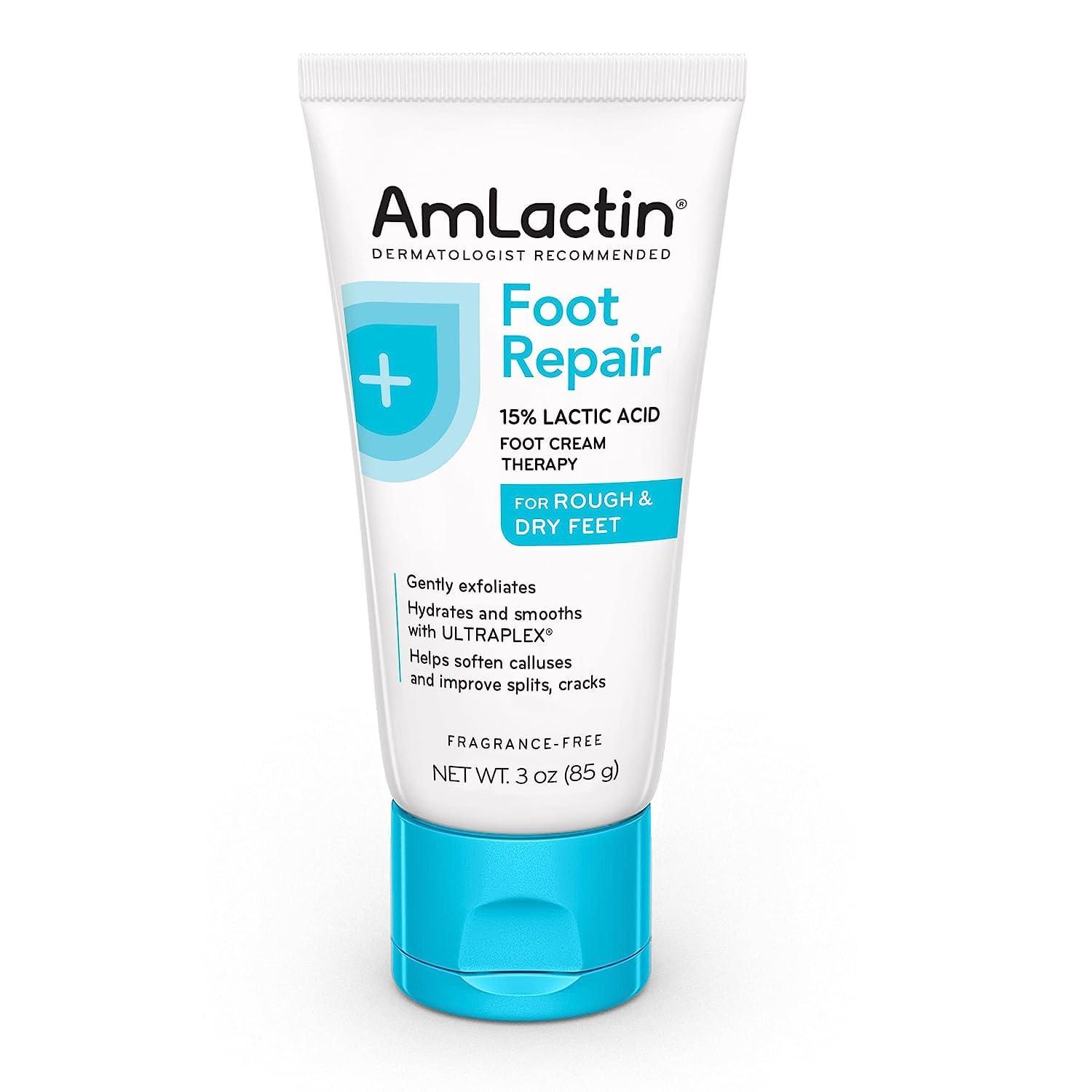 Generic AmLactin Foot Repair Foot Cream Therapy, Foot Cream for Dry Cracked Heels - 3 Oz Tube