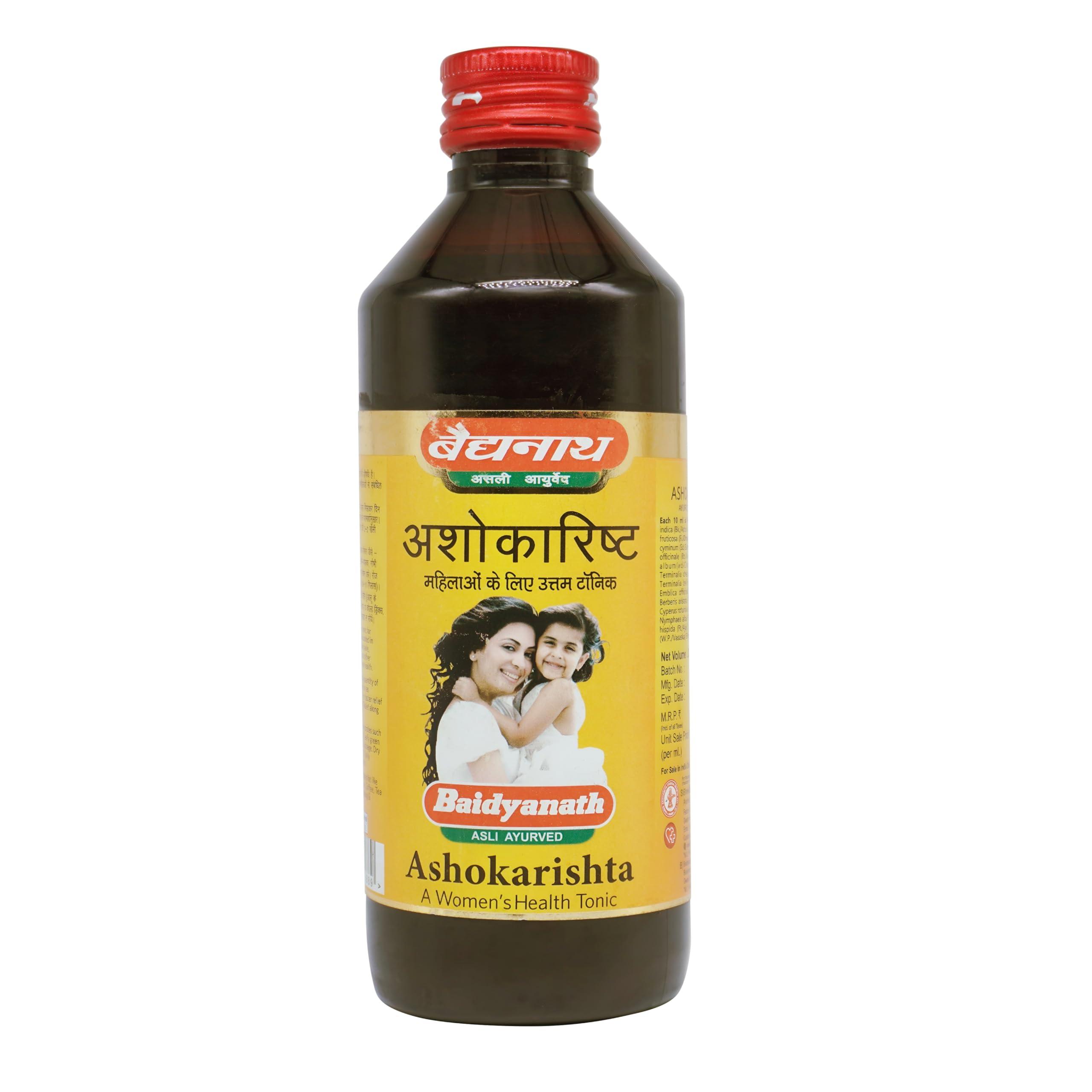 Baidyanath Baidyanath Ashokarishta Ayurvedic Syrup || Irregular and heavy menstruation & hormonal imbalance | (450 ML)