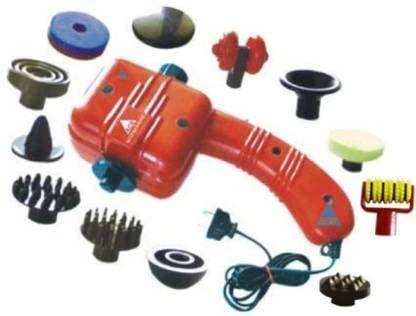 Generic Acs Multi C13 Body Massage Machine For Face Massage Multi Massager Attachment (Red, Black)