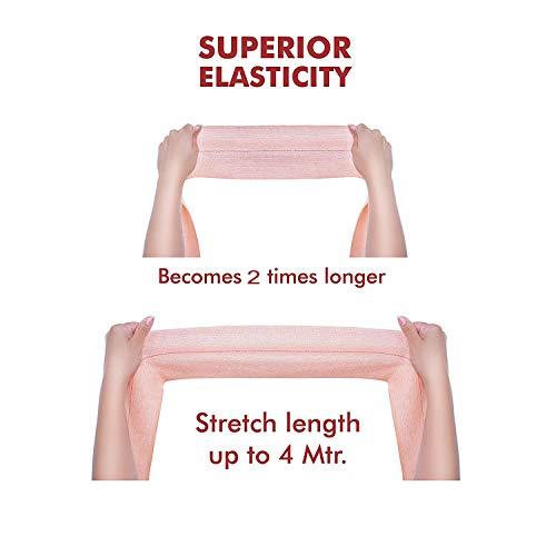 Comfort Comfort Premium Elastic Crepe Bandage - Roll Sports Wrist Wrap Straps, Elastic Compression (Pack of 2 (4m x 6cm)) (8cm)