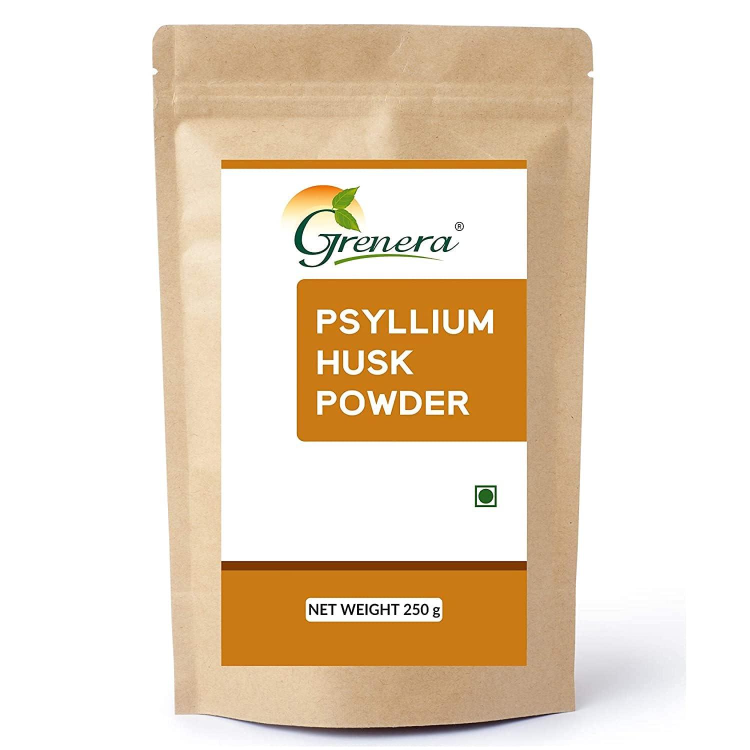 GRENERA Grenera Psyllium Husk Powder | Isabgol (Bhusi) Fiber Supplement | Perfect for Keto Bread and Gluten Free Baking 250g