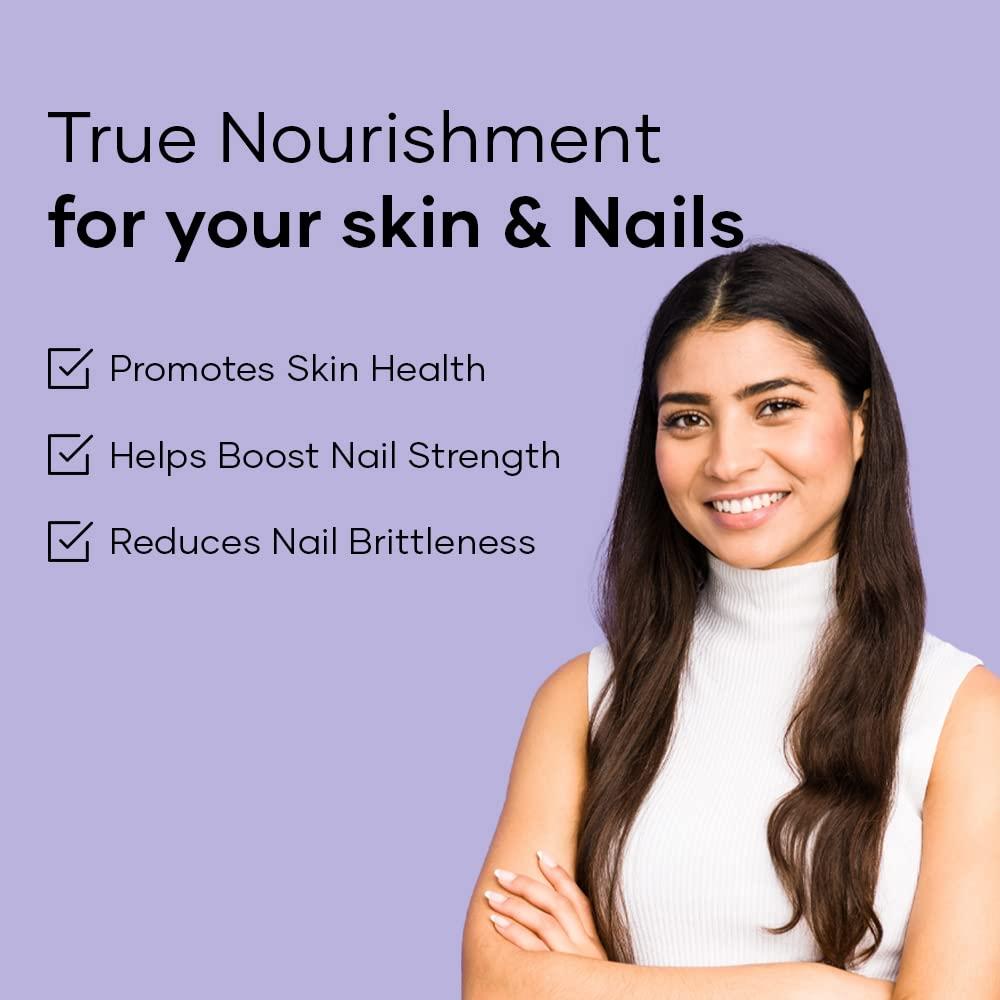 Saturn by GHC Saturn by GHC Skin Biotin - 100% Vegan, 60 Tablets (Pack of 1)| Promotes Skin Elasticity, Skin Brightening & Glowing Skin, Reduces Skin Dullness, Powered With Vitamin B7, Vitamin C and Vitamin E