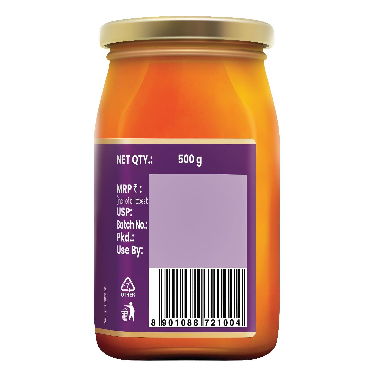 Saffola Saffola Honey Gold, 100% Pure Honey, Made with Kashmir Honey, 500g