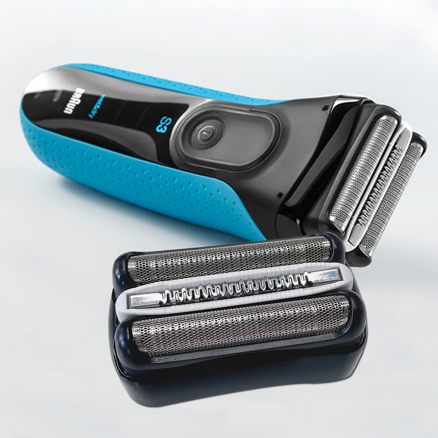 FRASAM FRASAM Series 3 32B Shaver Replacement Heads, Compatible With Braun 3 Series Foil And Cutter Replacement Heads, Compatible With Models 300S 3040S 3050Cc 3070Cc 3080S, 3090Cc Etc.