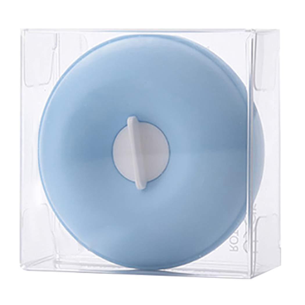 Anjetan Anjetan Round Pill Organizer Airtight 4 Grids Daily Pill Box Pill Container for Pill Divided Pill Organizer Circle Pill Container