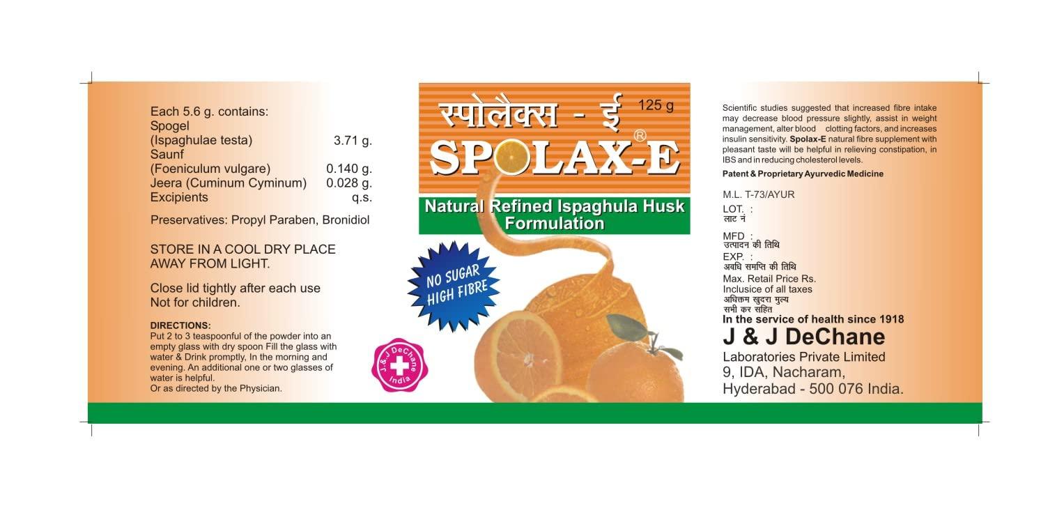 J & J DECHANE J & J DeChane - Spolax E 125 GM