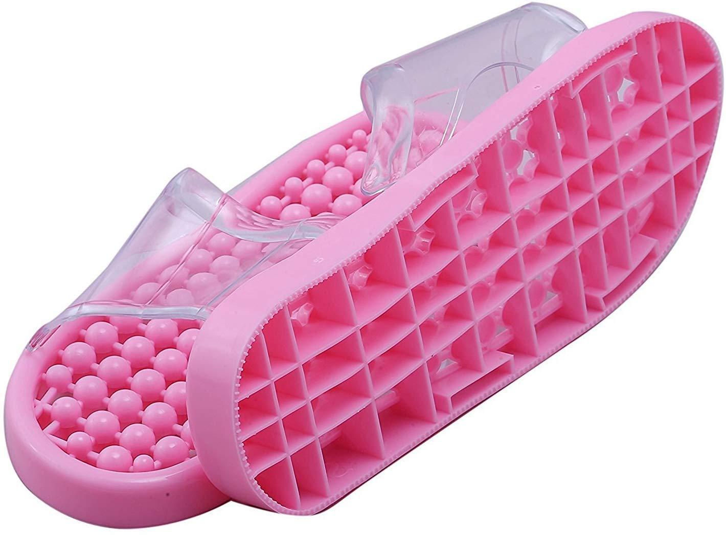 Dxent Dxent Acupressure Slippers for Pain Relief and Total Health Care | Foot Massager Slipper For Women And Men - Random Colour