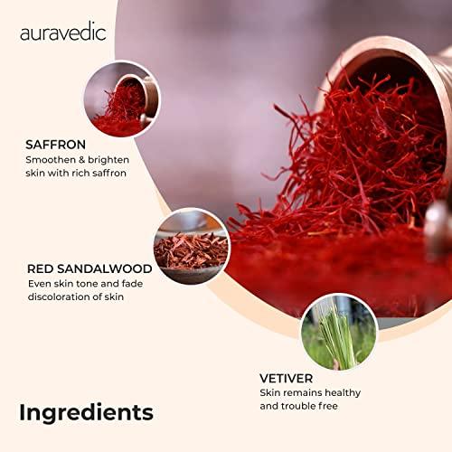 AURAVEDIC Auravedic Kumkumadi Massage oil for women men 200 ml each pack of 2 Kumkumadi tailam Body oil for full body massage Kumkumadi oil body massage oil for full body massage oil for men women